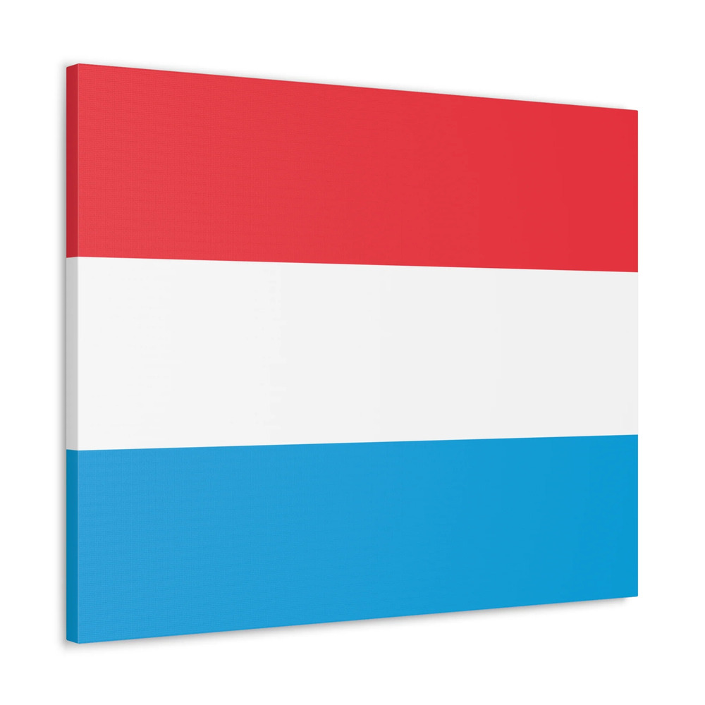 Luxembourg Country Flag Canvas Vibrant Wall Art Unframed Home Decor